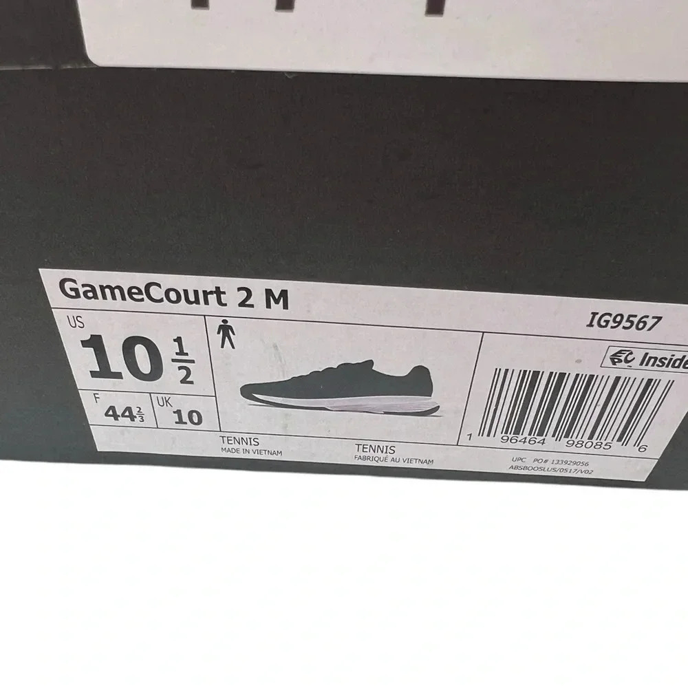 Adidas Men’s GameCourt 2 Tennis Shoes 10.5 - Picture 10 of 11